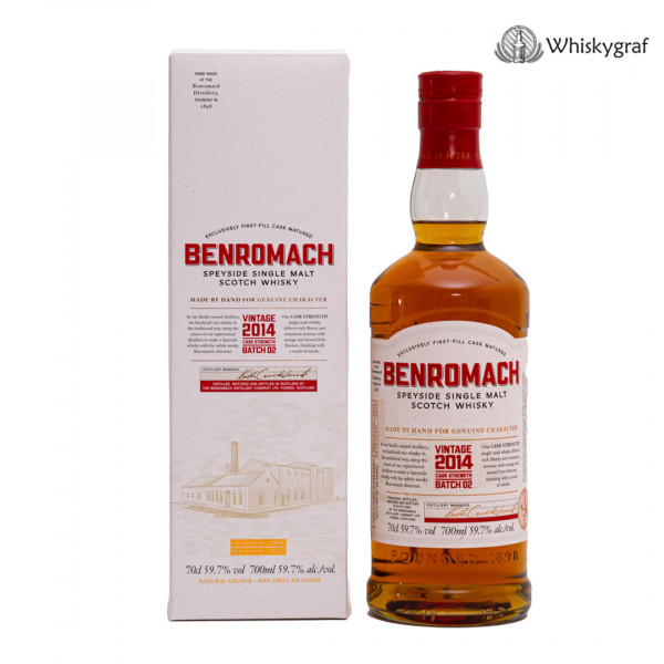 Benromach Cask Strength 2014/2023 Batch 2 Single Malt Scotch Whisky 59,7%vol 0,7L