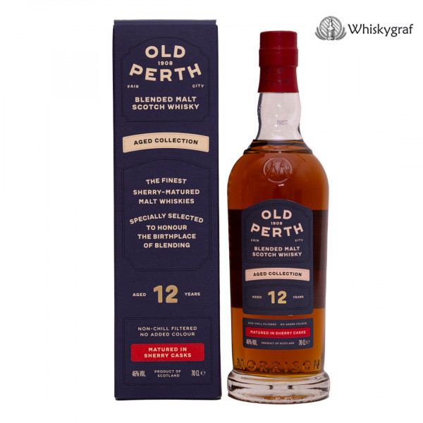 Old Perth 12 Jahre Sherry Cask Aged Collection Blended Malt Scotch Whisky 46% vol 0,7L