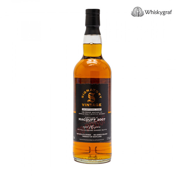 Macduff 16 Jahre 100 Proof Signatory Single Malt Scotch Whisky 57,1% vol 0,7L