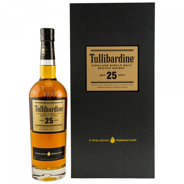 Tullibardine 25 Jahre Single Malt Scotch Whisky 43% vol 0,7 L