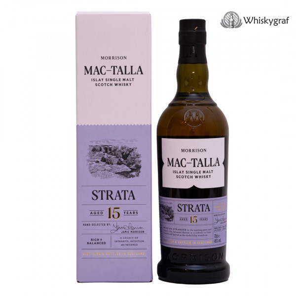 Mac-Talla Strata 15 Jahre Islay Single Malt Scotch Whisky 46% vol 0,7L