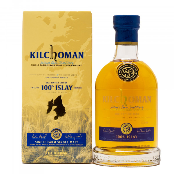 Kilchoman 100% Islay 12th Edition 2022 Single Malt Scotch Whisky 50% 0,7L