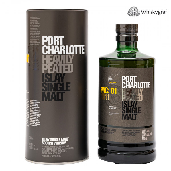 Port Charlotte PAC: 01 2011 Single Malt Scotch Whisky 56,1% vol 0,7L