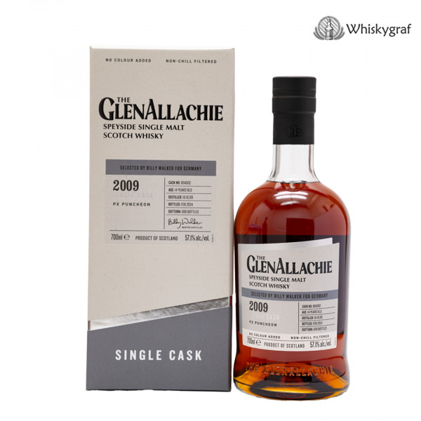 Glenallachie 2009/2024 PX Puncheon Single Malt Scotch Whisky 57,1% 0,7 L