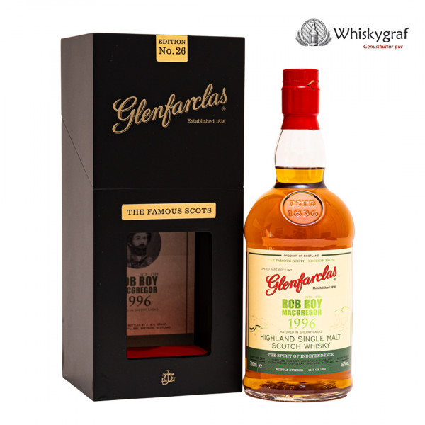 Glenfarclas No. 26 Rob Roy 1996 Vintage Single Malt Scotch Whisky 46% 0,7L