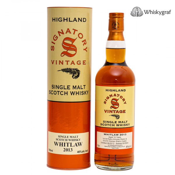 Whitlaw 2013/2024 Vintage Single Malt Scotch Whisky 46% 0,7L