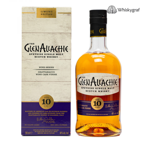 Glenallachie 10 Jahre Grattamacco Wine Cask Single Malt Scotch Whisky 48% vol 0,7 L