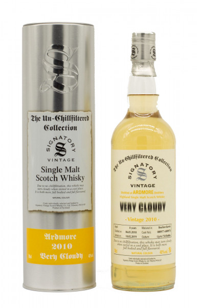 Ardmore 9 Jahre Very Cloudy Signatory Vintage Single Malt Scotch Whisky 40%vol 0,7 L