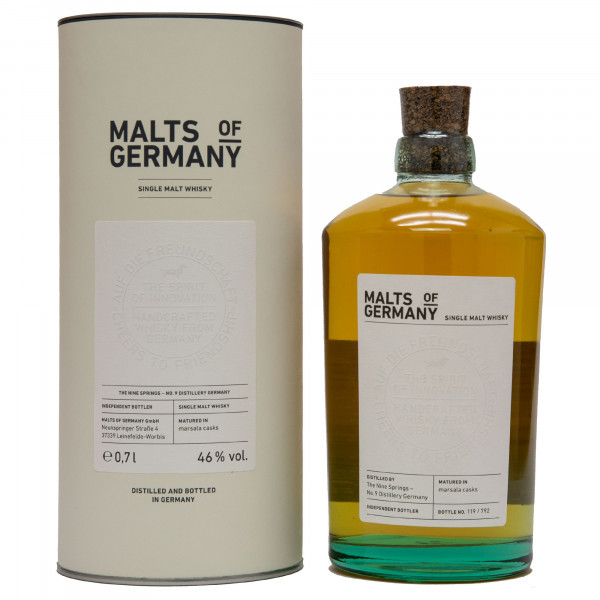 Malts of Germany The Nine Springs No. 9 Distillery Germany 46% 0,7L