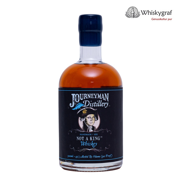 Journeyman Not a King Rye Whiskey 45% vol 0,5 L