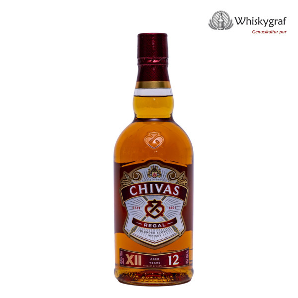 Chivas Regal 12 Jahre XII Blended Scotch Whisky 40% 0,7L