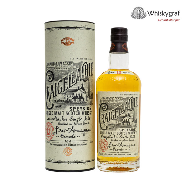 Craigellachie 13 Jahre Bas- Armagnac Casks Finish Single Malt Scotch Whisky 46%vol 0,7L