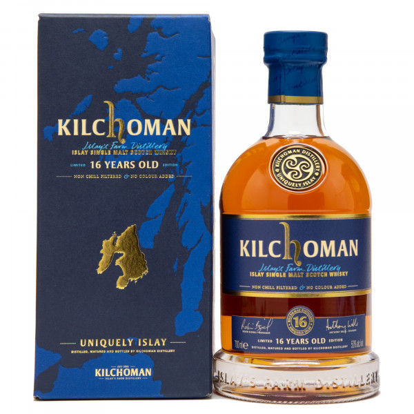 Kilchoman 16 Jahre Single Malt Scotch Whisky 50% 0,7L