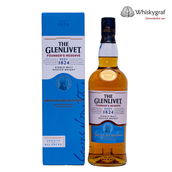 Glenlivet Founders Reserve American Oak Selection Single Malt Whisky 40%vol 0,7L