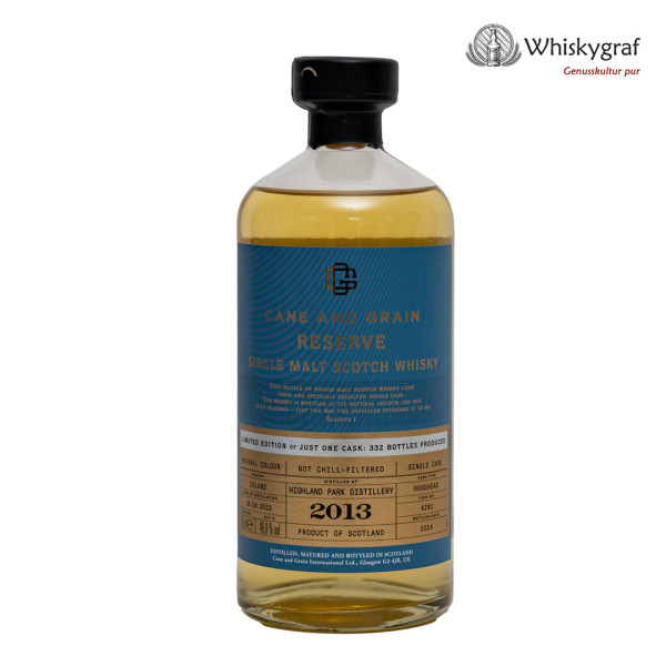 Cane and Grain Highland Park 10 Jahre Jahre Single Malt Scotch Whisky 46% 0,7L