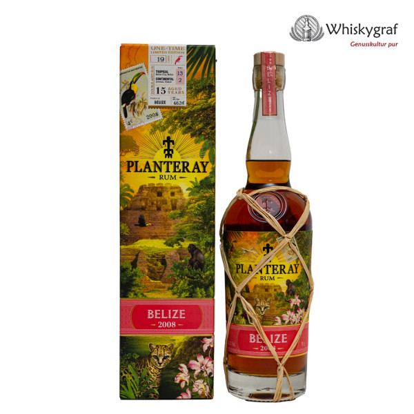 Planteray Belize 2008 One Time Edition Rum 48,3%vol 0,7 L