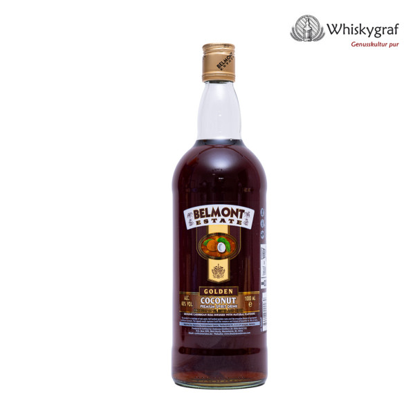 Belmont Estate Gold Coconut Rum 40%vol 1 L