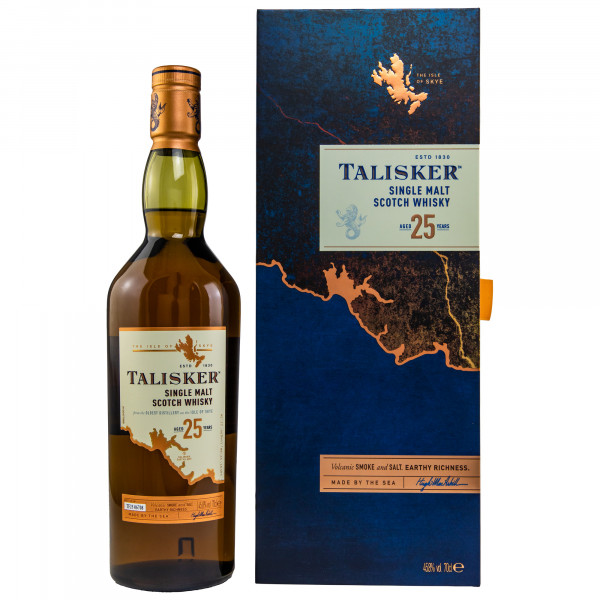 Talisker 25 Jahre 2022 Single Malt Scotch Whisky 45,8% vol 0,7L