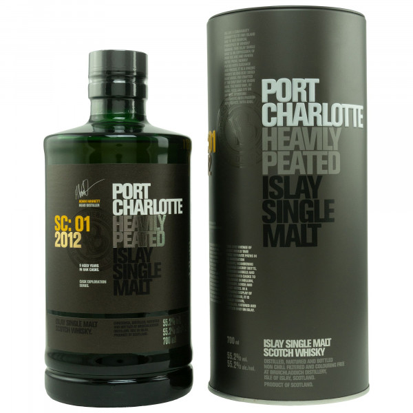 Port Charlotte SC:01 2012 Heavily Peated Single Malt Scotch Whisky 55,2%vol 0,7 L