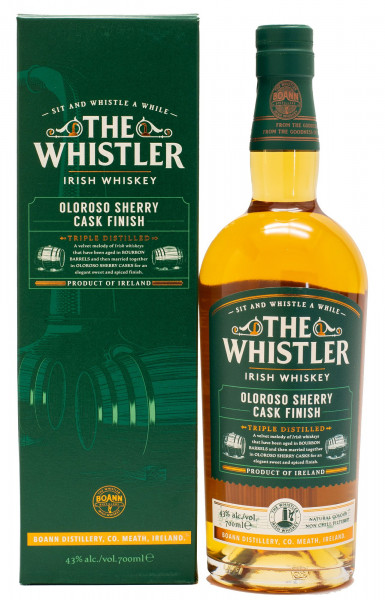 The Whistler Oloroso Sherry Cask Finish Irish Blended Whiskey 43% 0,7L