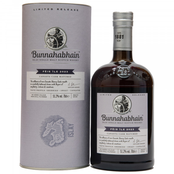 Bunnahabhain Canasta Sherry Cask Feis Ile 2023 Single Malt Scotch Whisky 51,2% 0,7L