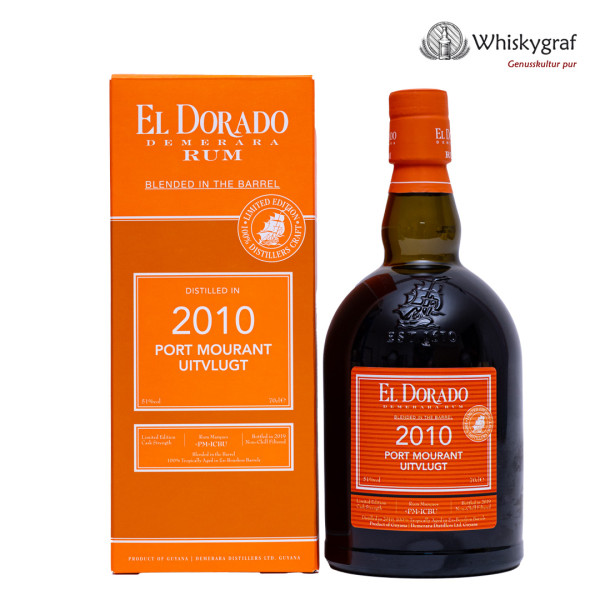 El Dorado Rum Blended in the Barrel 2010/2019 Port Mourant Uitvlugt Limited Edition Rum 51%vol 0,7L