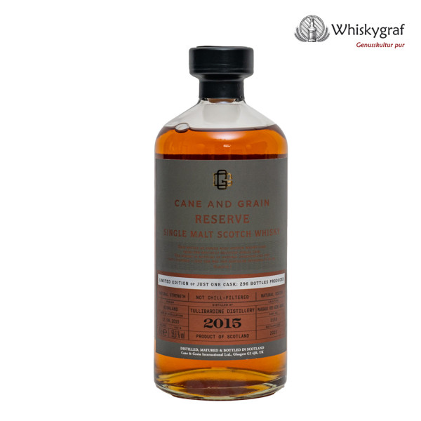 Cane and Grain Tullibardine 8 Jahre Jahre Single Malt Scotch Whisky 46% 0,7L