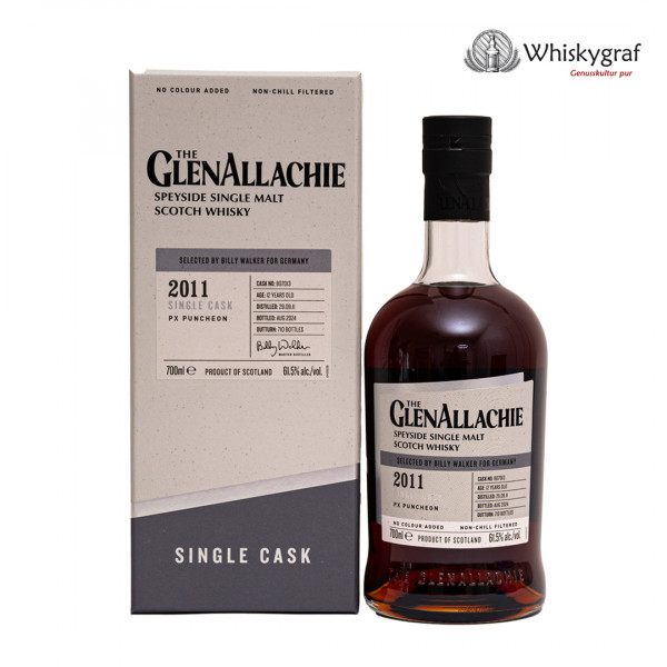 The GlenAllachie 2011/2024 PX Puncheon Single Malt Scotch Whisky 61,5% 0,7 L