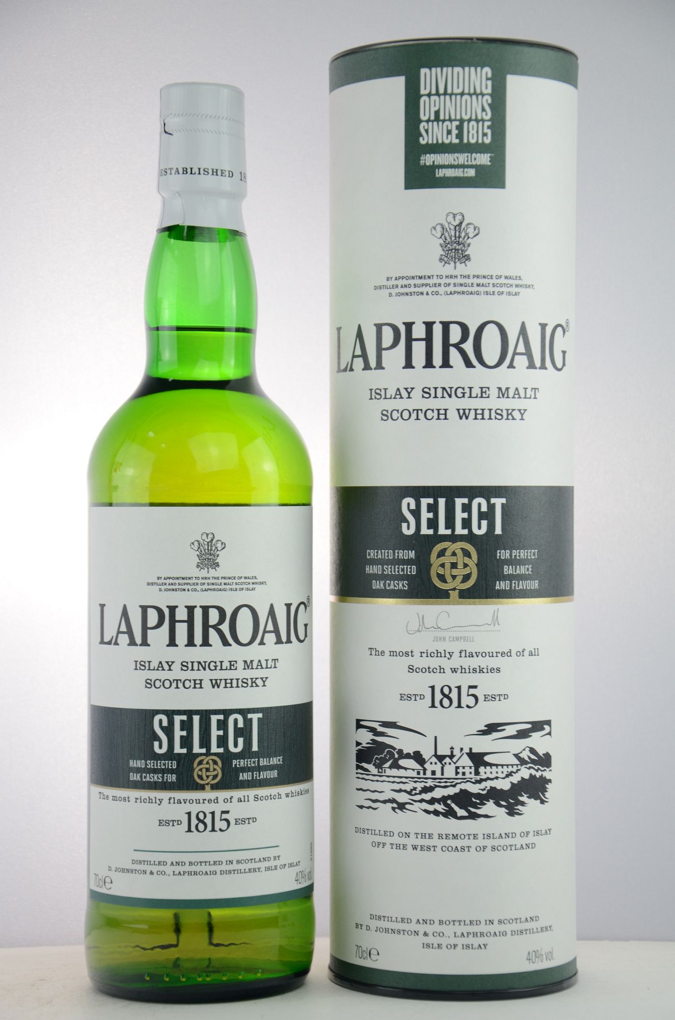 Laphroaig Select Islay Single Whisky Scotch-Whisky Laphroaig | L Scotch 0,7 | Islay 40% Malt vol Whiskygraf | 