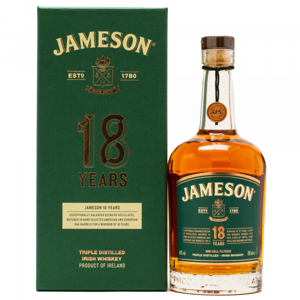 Jameson 18 Jahre Irish Whiskey 46% vol 0,7 L