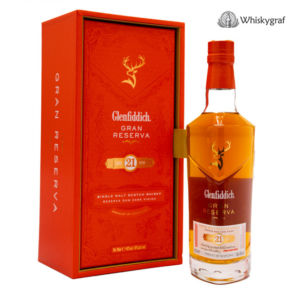 Glenfiddich 21 Jahre Reserva Rum Cask Finish 2021 Single Malt Scotch Whisky 40% 0,7L