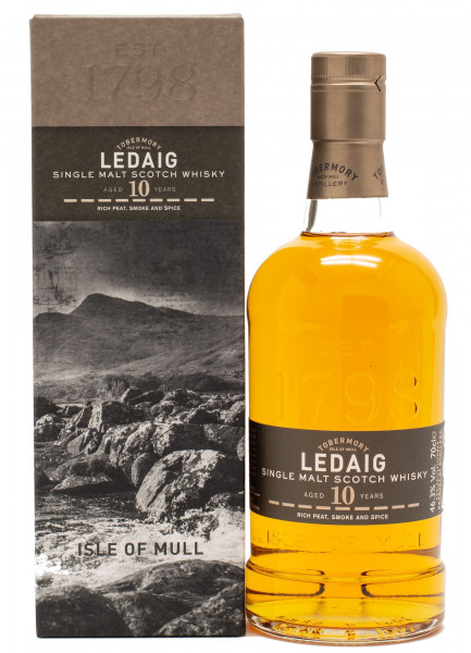 Ledaig 10 Jahre Peated Single Malt Scotch Whisky 46,3% 0,7L