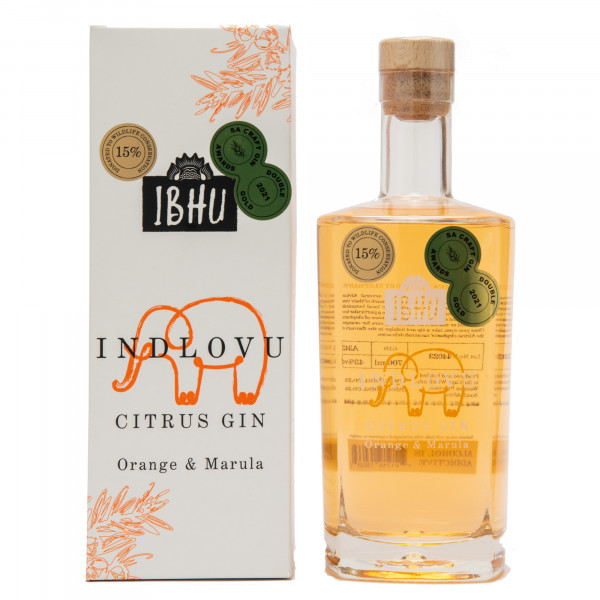 Ibhu Indlovu Citrus Gin Orange & Marula 43% vol 0,7L