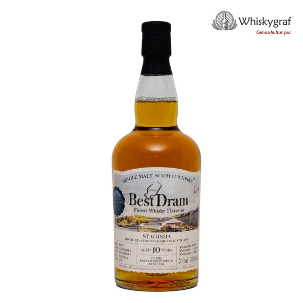 Bunnahabhain Staoisha 2014/2024 Best Dram Single Malt Scotch Whisky 53,9% 0,7L