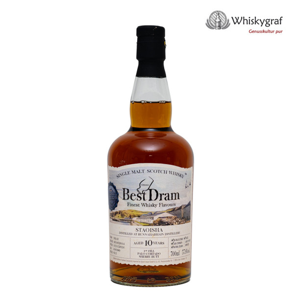 Bunnahabhain Staoisha 2014/2024 Best Dram Single Malt Scotch Whisky 57,8% 0,7L