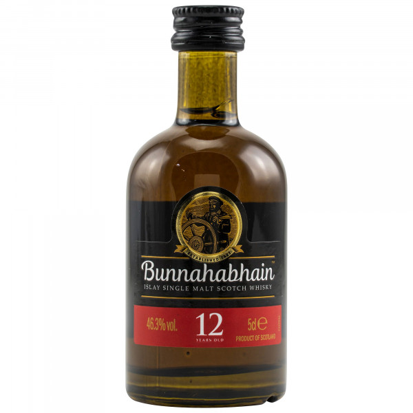 Bunnahabhain 12 Jahre Islay Mini Single Malt Scotch Whisky 46,3% 0,05L