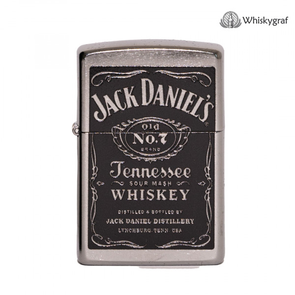 Zippo Feuerzeug Street chrome Jack Daniel's Label 60001202