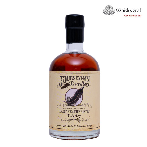 Journeyman Last Feather Rye Whiskey 45% vol 0,5 L