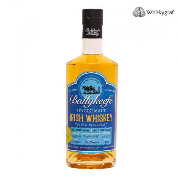 Ballykeefe 2018/2024 Single CaskSingle Malt Irish Whiskey 46% 0,7L