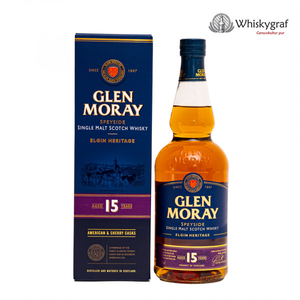 Glen Moray 15 Jahre Single Malt Scotch Whisky 40%vol 0,7L