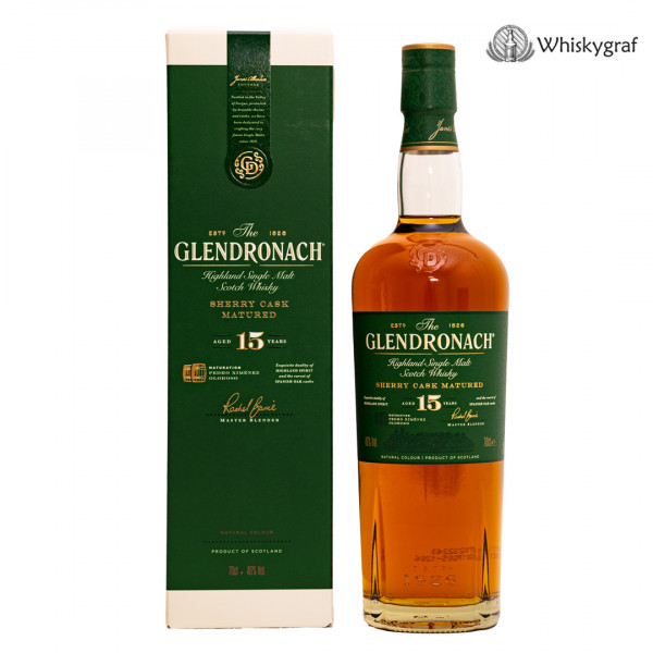 Glendronach 15 Jahre Ausstattung 2024 Single Malt Scotch Whisky 46% vol 0,7L