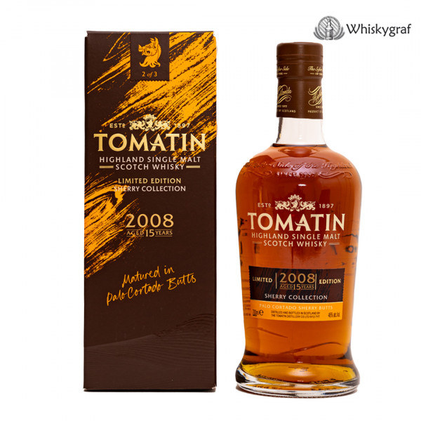 Tomatin 15 Jahre Palo Cortado Single Malt Scotch Whisky 46% vol 0,7L