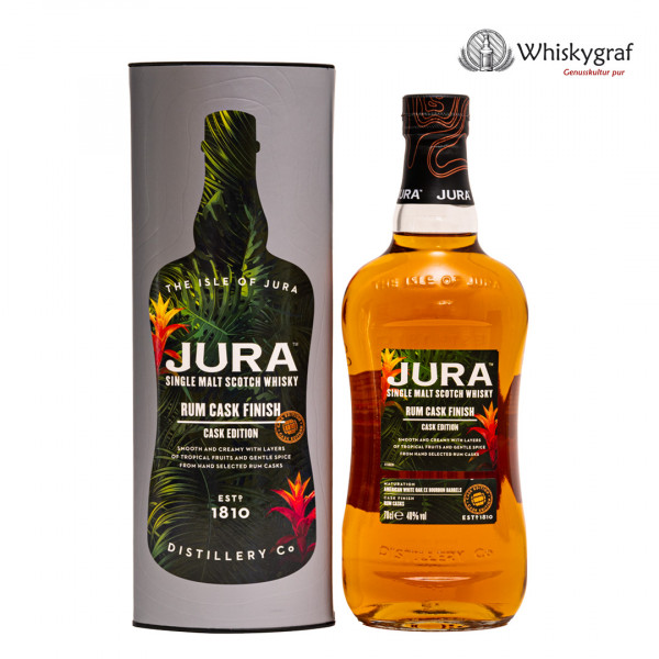 Jura Rum Cask Finish Single Malt Scotch Whisky 40% 0,7L